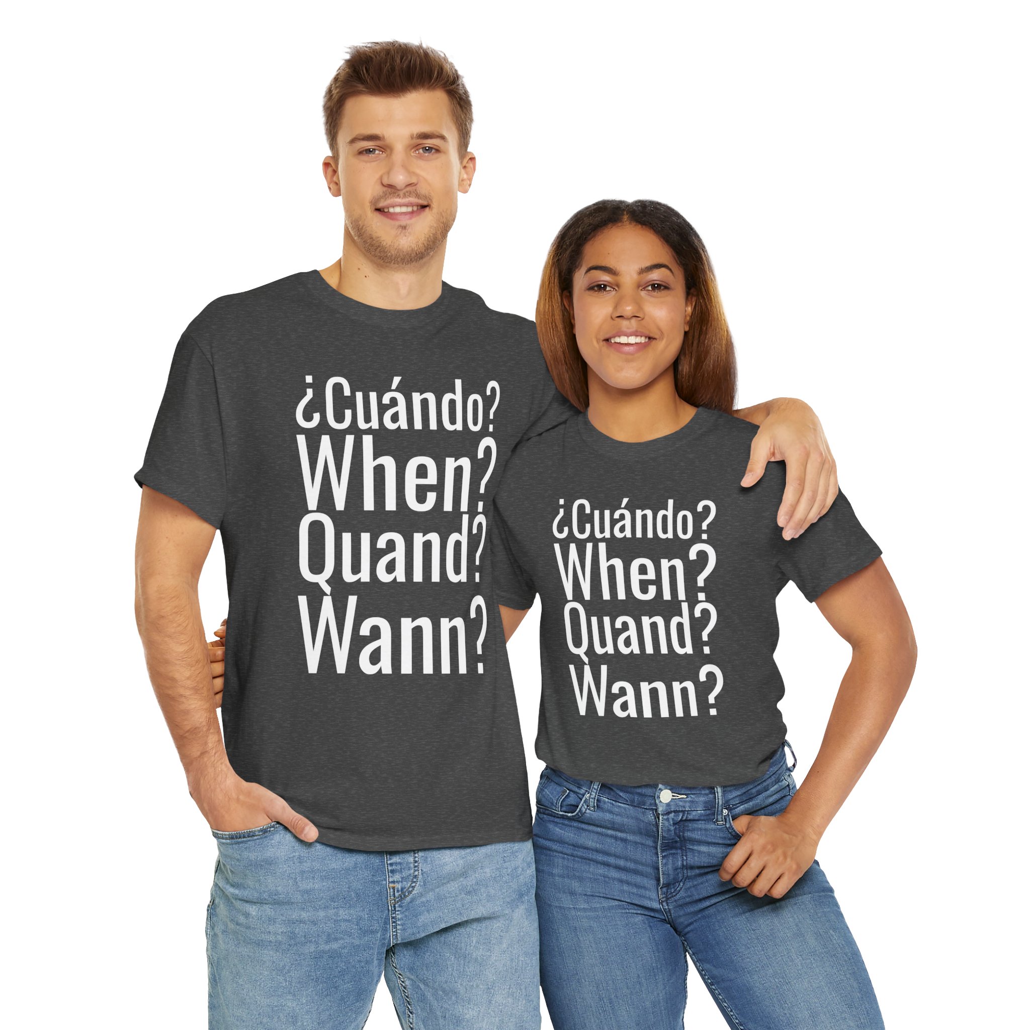 ¿Cuándo? telmyfriends Unisex Heavy Cotton Tee - Image 106