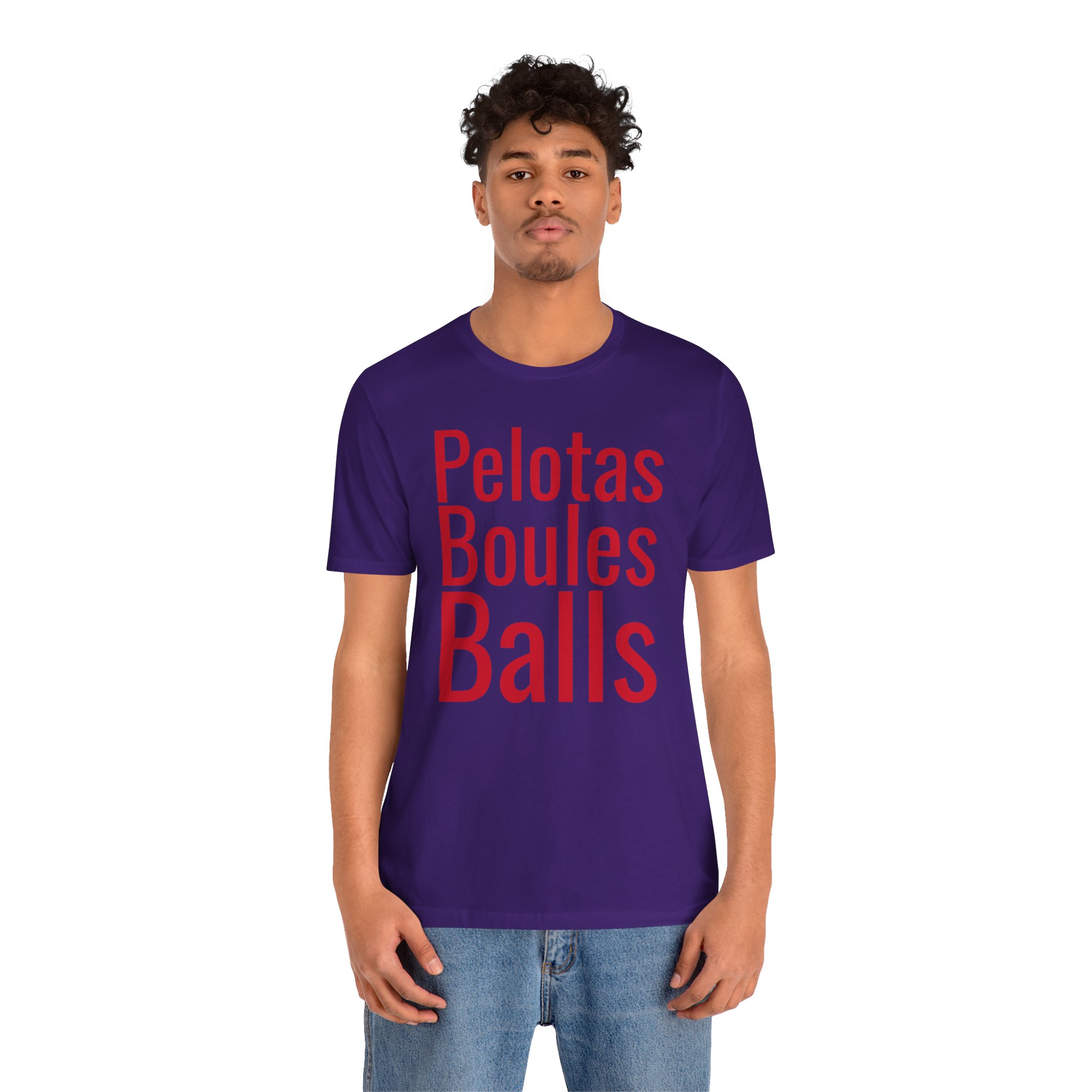 Pelotas telmyfriends Unisex Jersey Short Sleeve Tee - Image 100