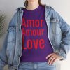 Amor Amour Love telmyfriends Unisex Heavy Cotton Tee - Image 105