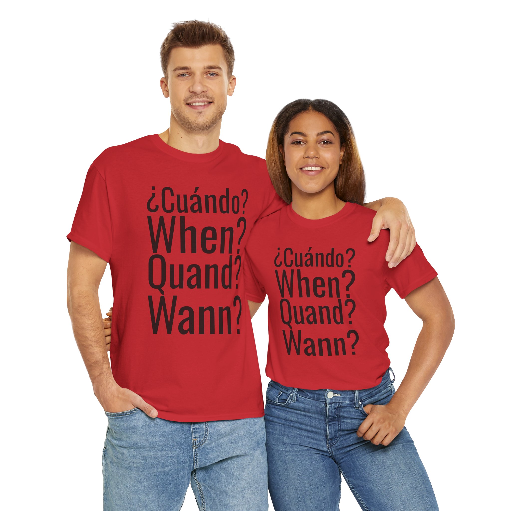¿Cuándo? telmyfriends Unisex Heavy Cotton Tee - Image 166