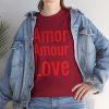 Amor Amour Love telmyfriends Unisex Heavy Cotton Tee - Image 165