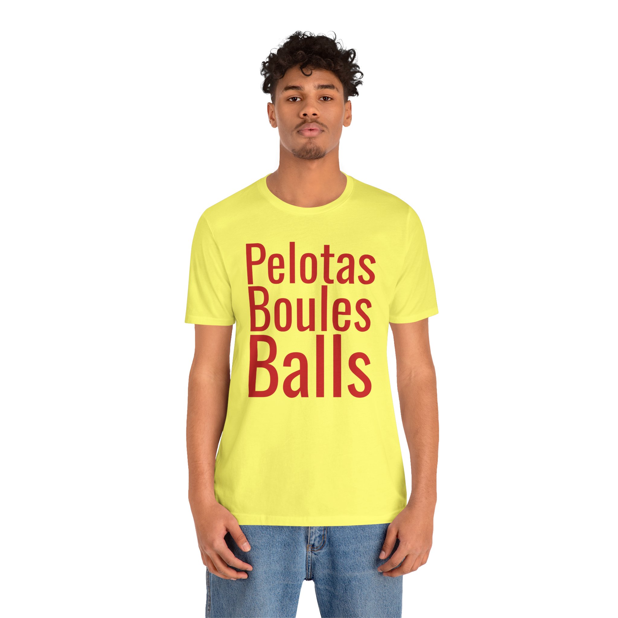 Pelotas telmyfriends Unisex Jersey Short Sleeve Tee - Image 136