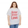 Amor Amour Love telmyfriends Unisex Heavy Cotton Tee - Image 7