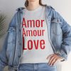 Amor Amour Love telmyfriends Unisex Heavy Cotton Tee - Image 9