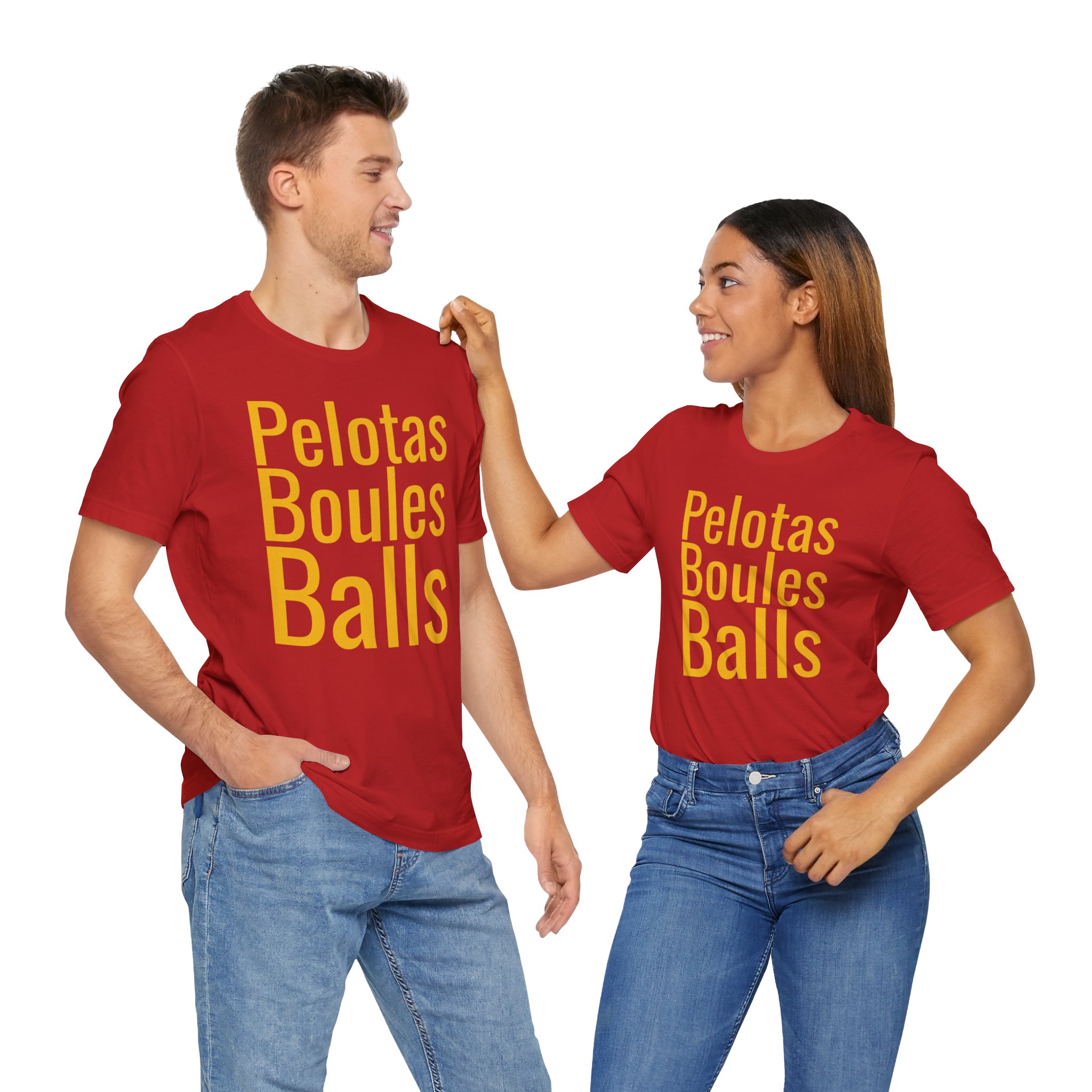 Pelotas telmyfriends Unisex Jersey Short Sleeve Tee - Image 94