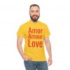 Amor Amour Love telmyfriends Unisex Heavy Cotton Tee - Image 17