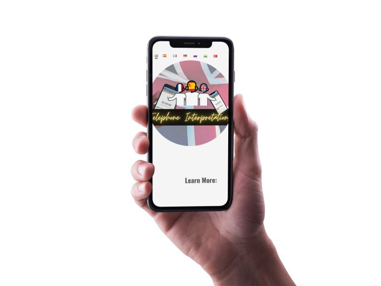 Telephone Interpretations iphone mockup