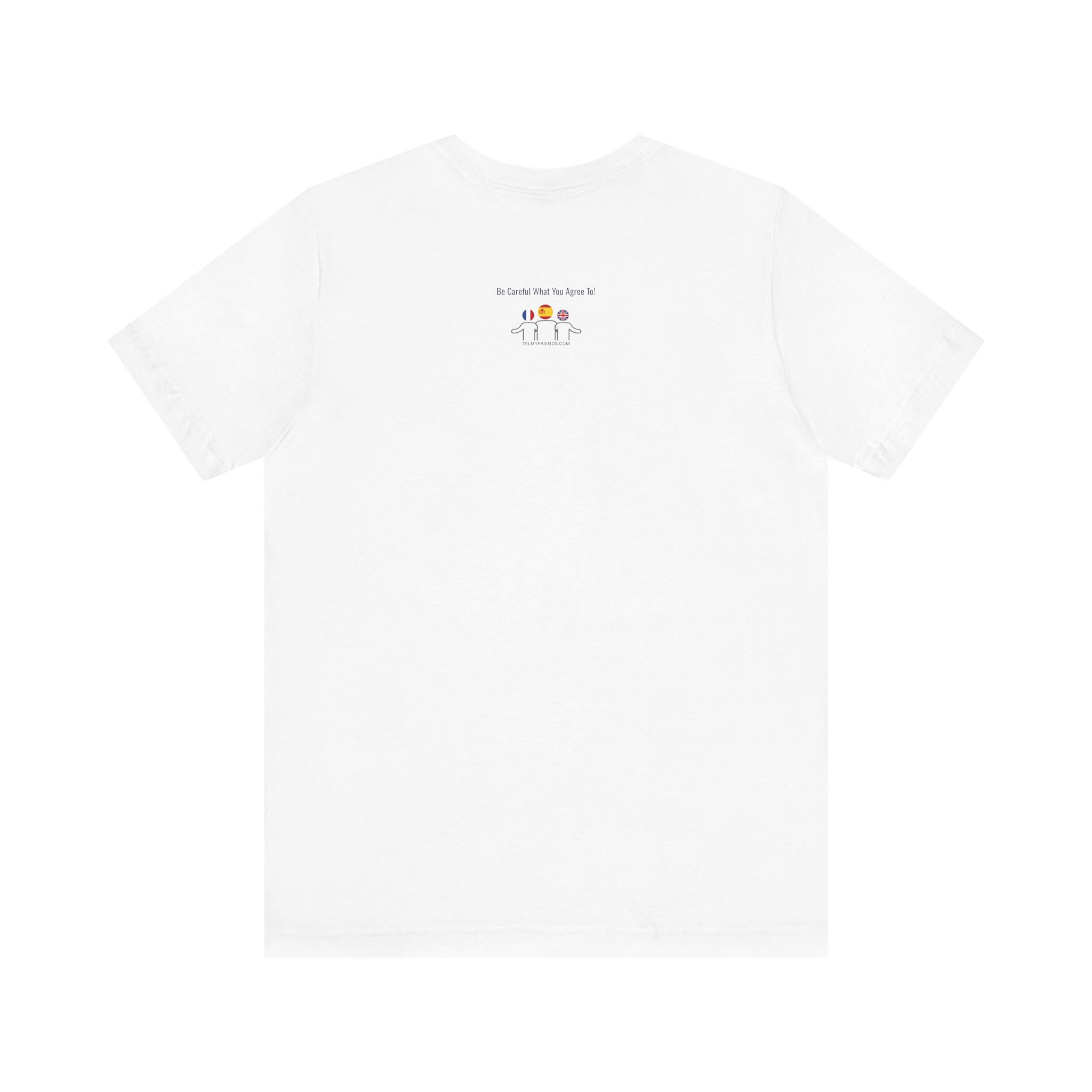 Si Oui Yes T-Shirt | Multilingual Bilingual Graphic Tee | telmyfriends - Image 2