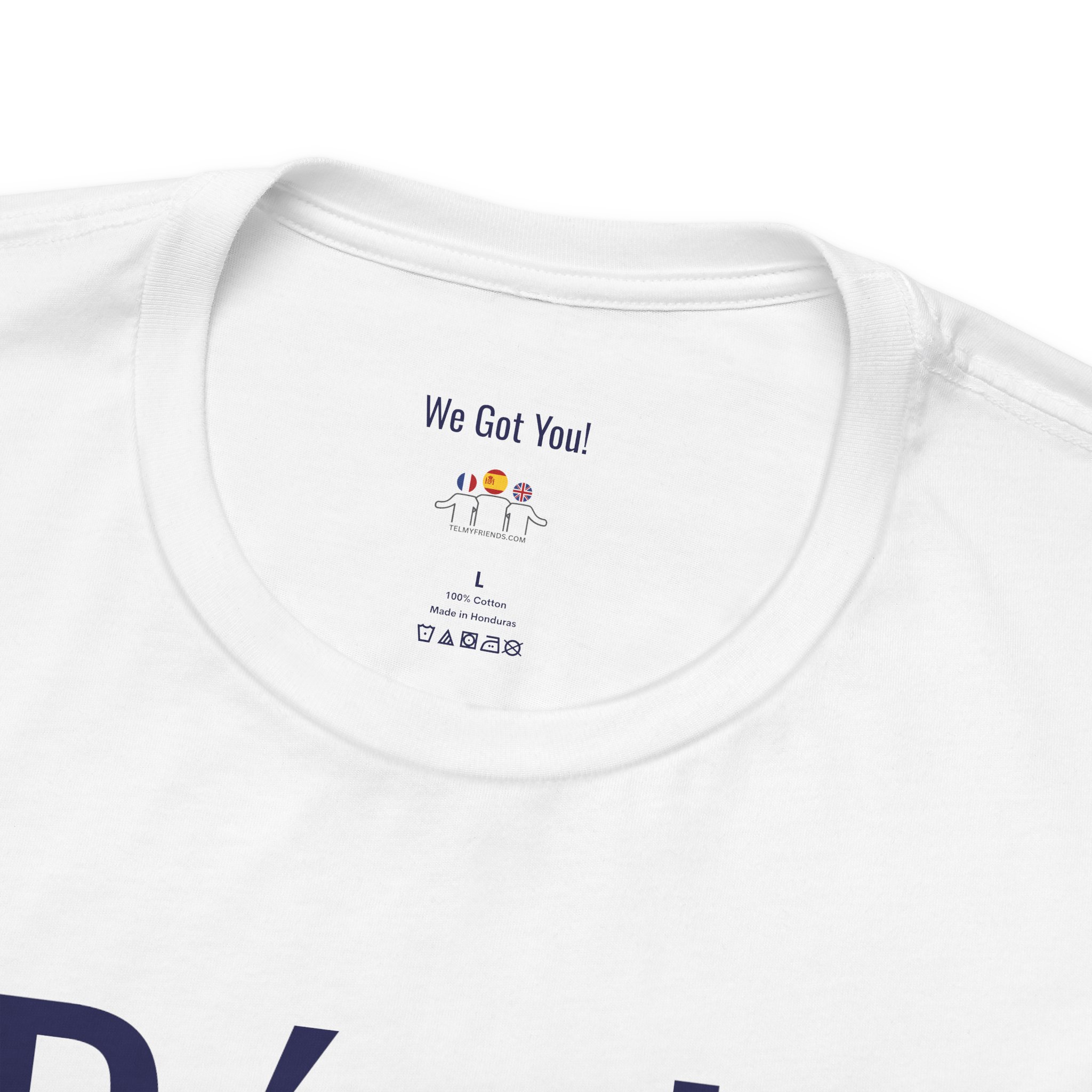 Dónde Où Where T-Shirt | Trilingual Graphic Tee | telmyfriends - Image 3