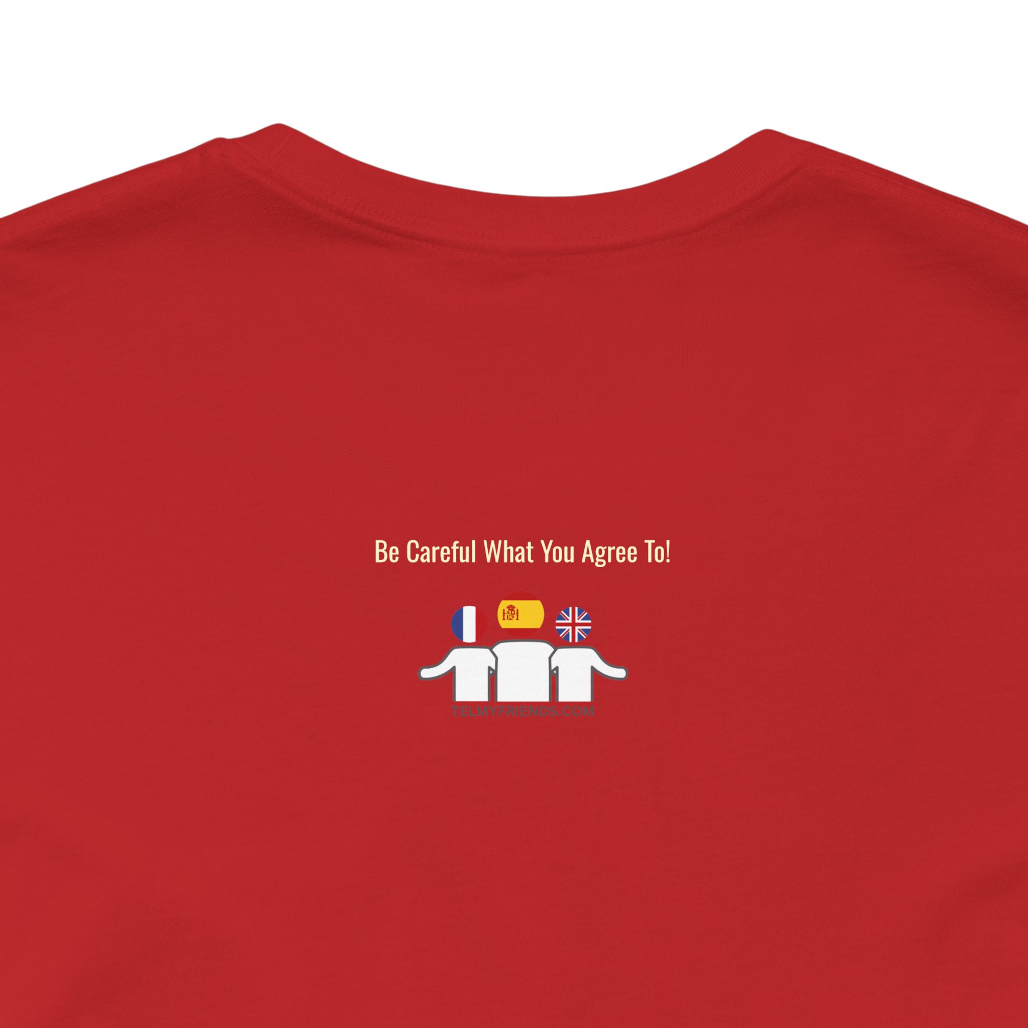 Si Oui Yes T-Shirt | Multilingual Bilingual Graphic Tee | telmyfriends - Image 8