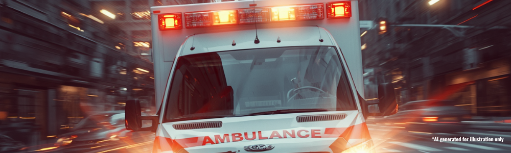 Ambulance coming to the rescue