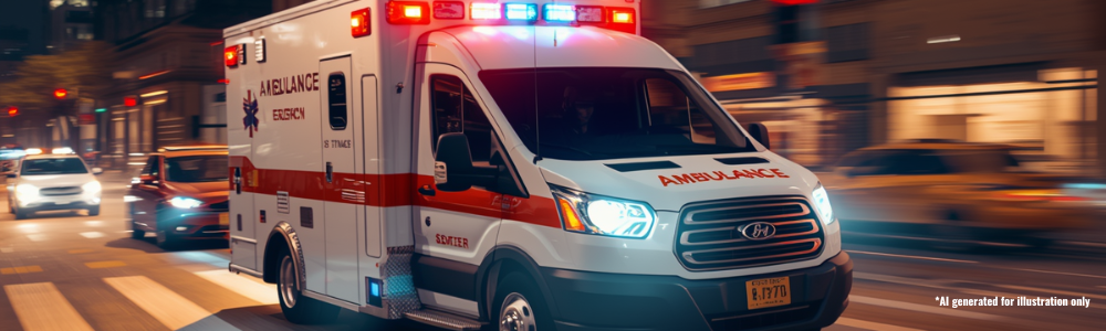 Ambulance coming to the rescue