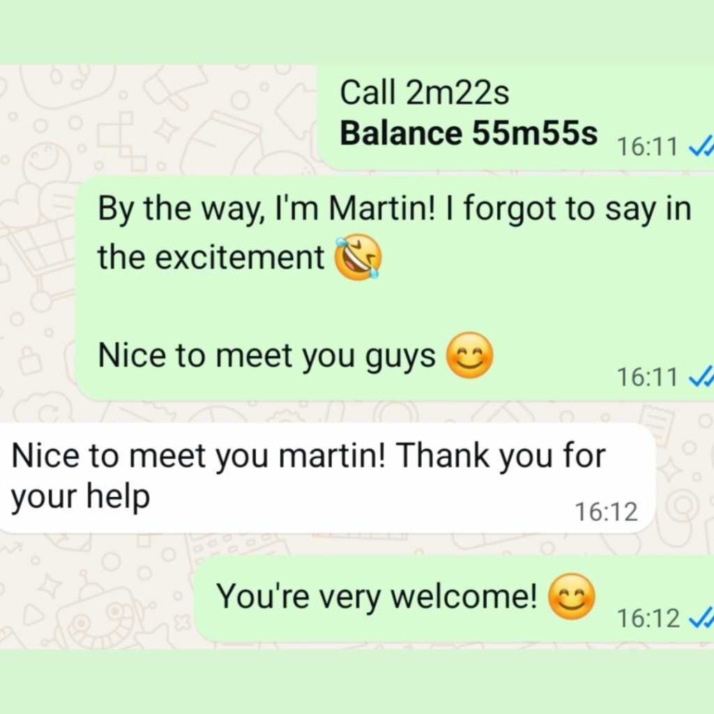 SQ EN Website WhatsApps _By the way, I'm Martin!_Telephone Language Service