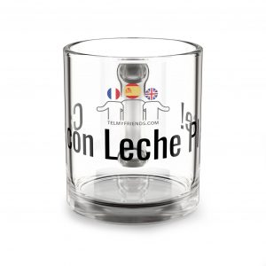 Cafe con Leche Please 10oz Glass Coffee Mug | Funny Spain Expat Mug | telmyfriends