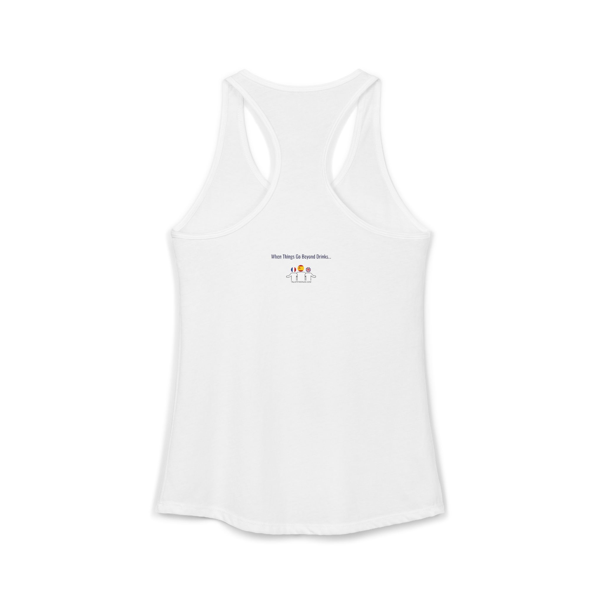 "Sangria NO, Tinto de Verano YES - I Live Here Now" Funny Spanish Drinking Tank | telmyfriends - Image 2