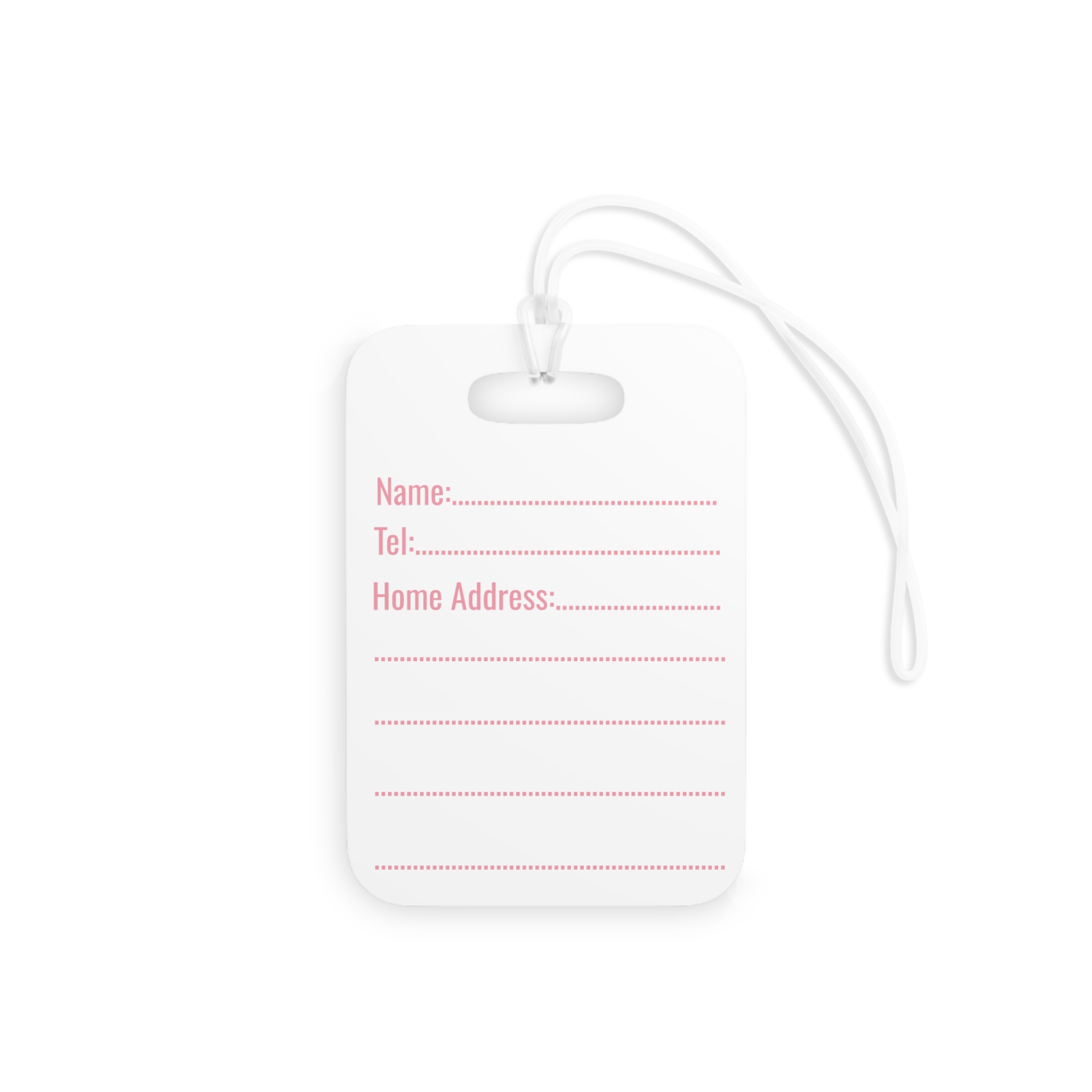 Where Luggage Tag Pink | Multilingual Travel Gift | telmyfriends - Image 5