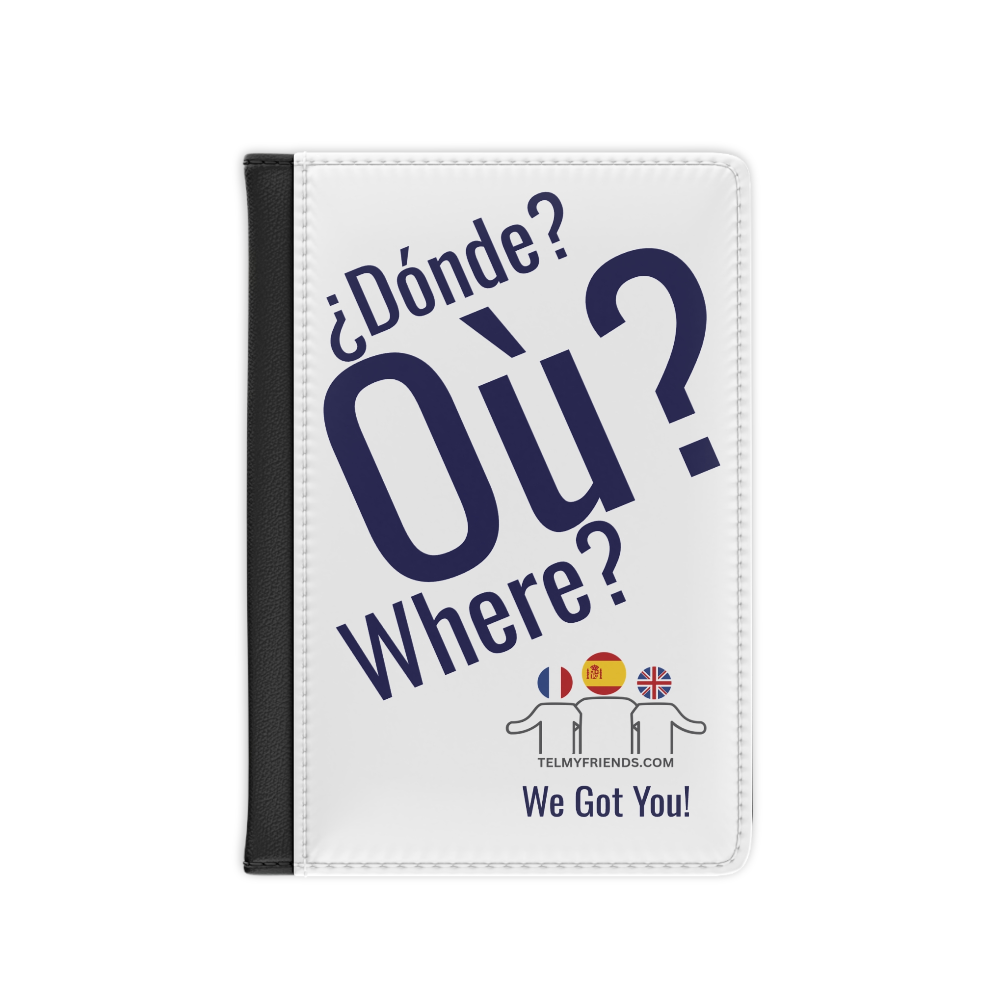 Where Passport Holder Blue | Multilingual Travel Accessory | telmyfriends