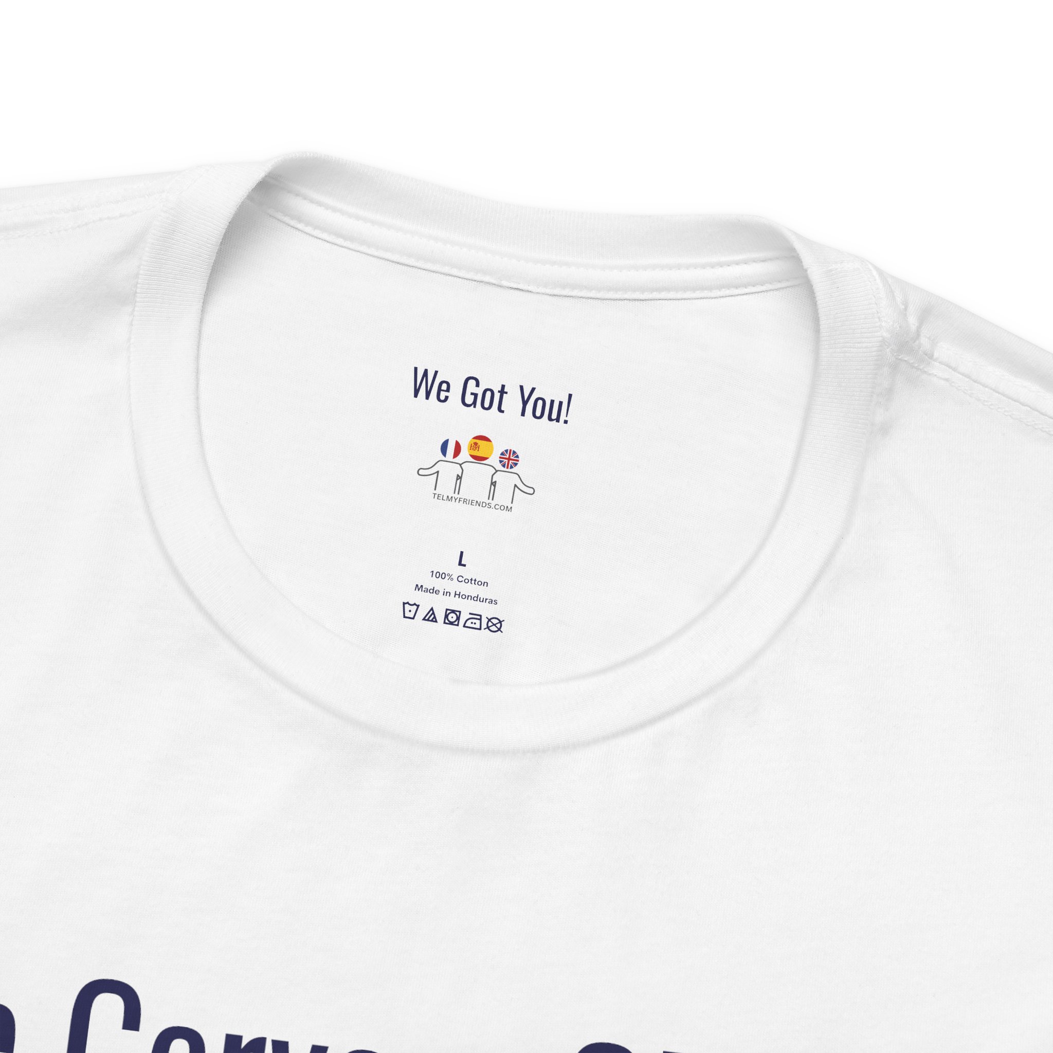 One Cerveza GRANDE Please T-Shirt | Funny Spain Tourist Beer Tee | telmyfriends - Image 3