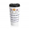 One Moment I'm Calling My Interpreter Travel Mug Blue | telmyfriends