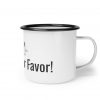Coffee Por Favor Enamel Mug | Funny Bilingual Coffee Mug | telmyfriends - Image 4