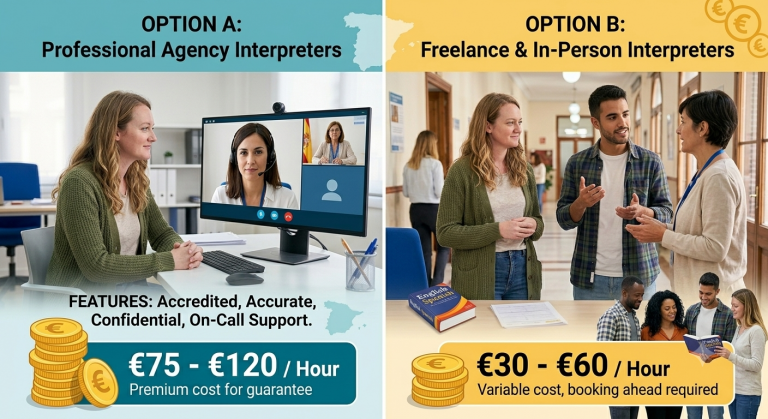 Before You Hire A Spanish Interpreter: Every Option Compared (And What They Actually Cost)