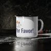 Coffee Por Favor! | Funny Spanglish Enamel Coffee Mug | telmyfriends - Image 5