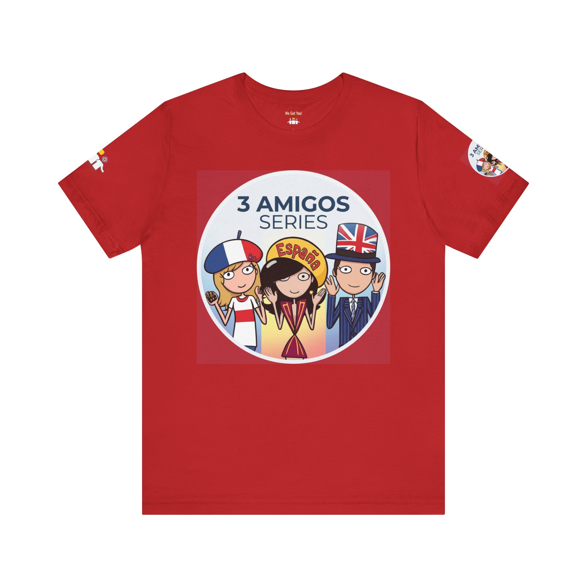 3 Amigos Series T-Shirt | Official Cartoon Series Merch | telmyfriends - Image 7