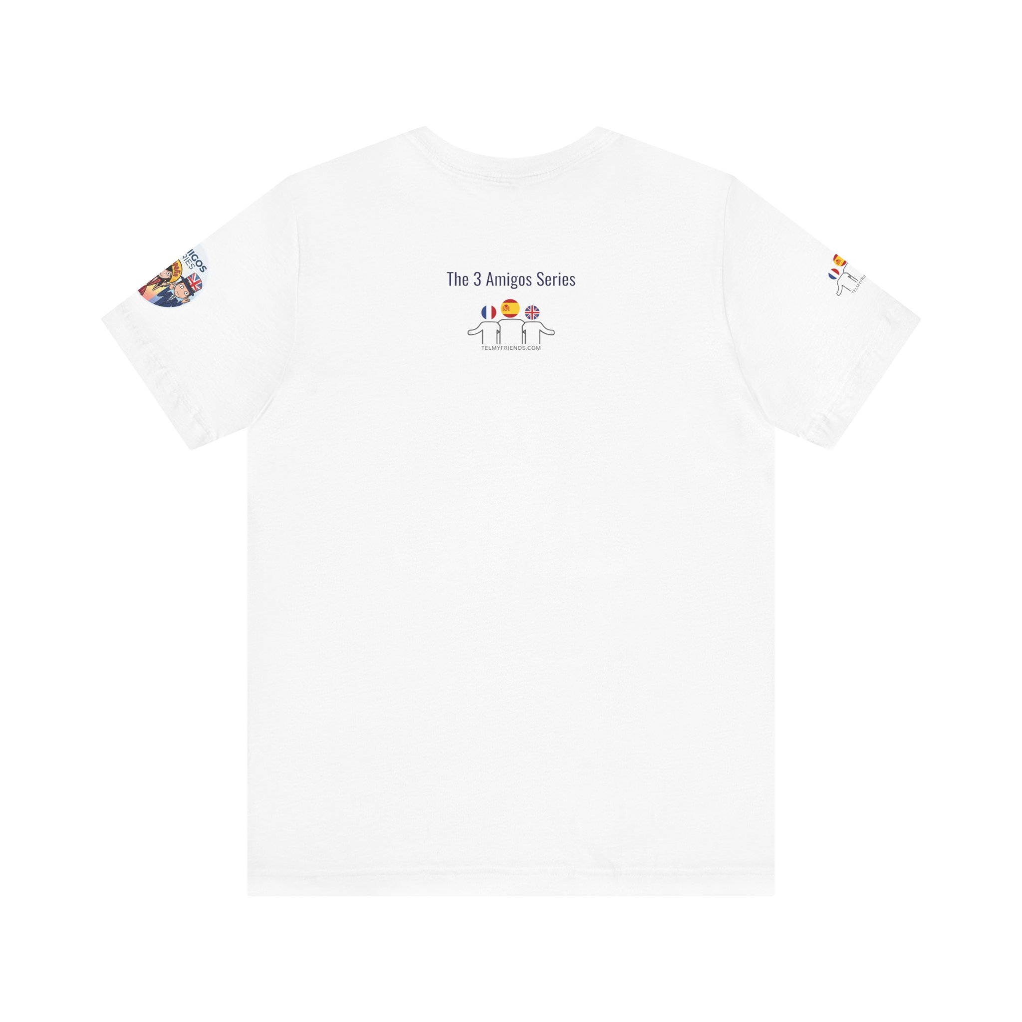 3 Amigos Series T-Shirt | Official Cartoon Series Merch | telmyfriends - Image 2