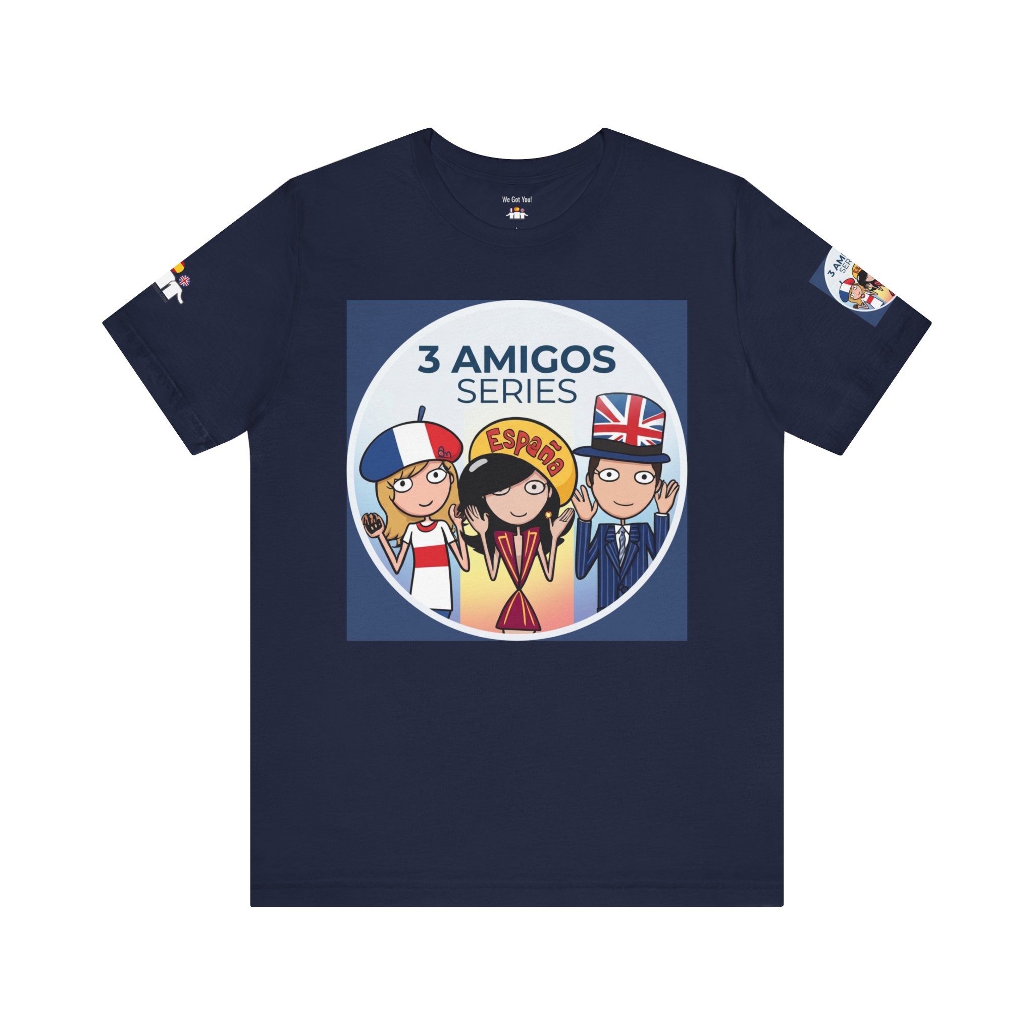 3 Amigos Series T-Shirt | Official Cartoon Series Merch | telmyfriends - Image 6