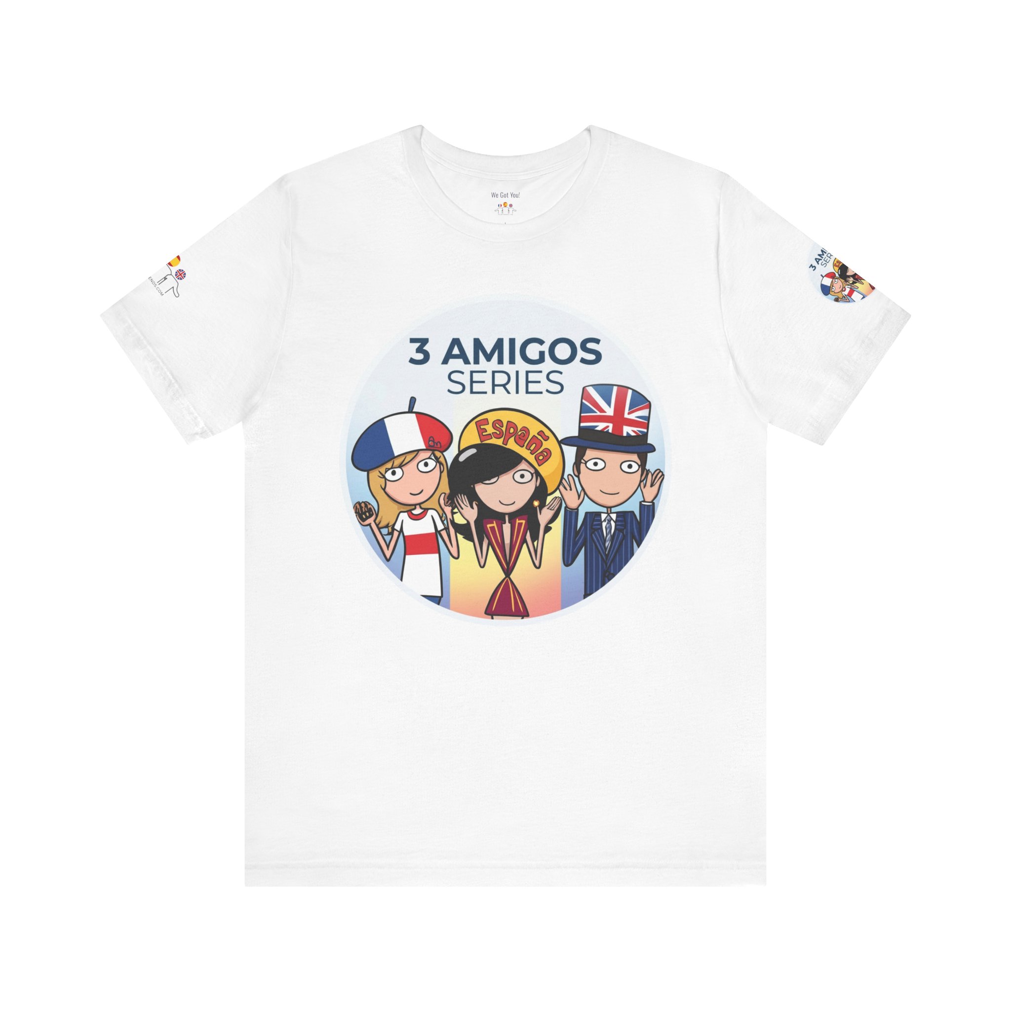 3 Amigos Series T-Shirt | Official Cartoon Series Merch | telmyfriends