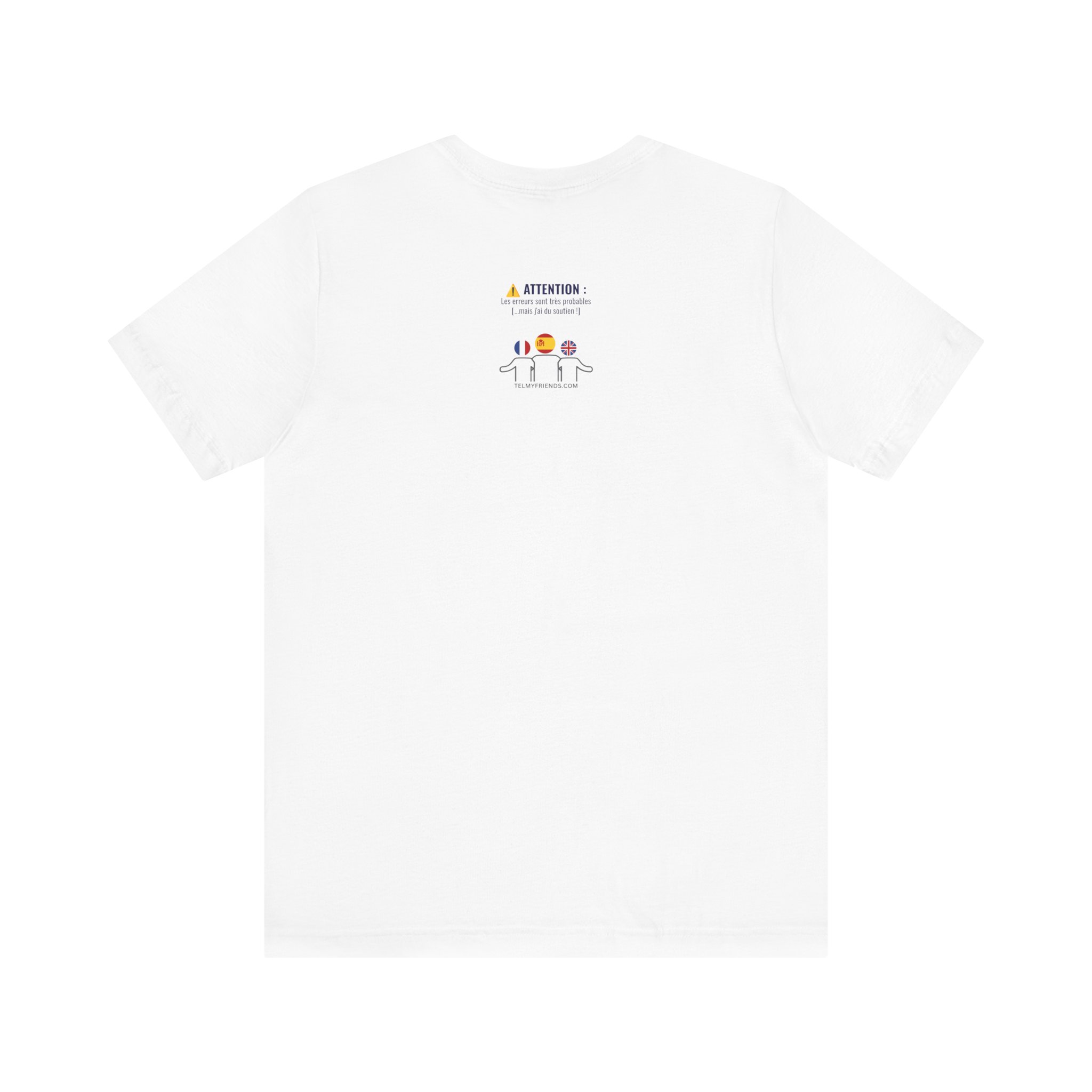 Parlez-moi en français, s'il vous plaît ! T-shirt pour Apprendre le Français | T-shirt Fun | telmyfriends - Image 2
