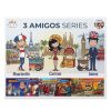 3 Amigos Series Jigsaw Puzzle | Travel Cartoon | Mauricette, Carmen & James | telmyfriends - Image 9