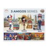 3 Amigos Series Jigsaw Puzzle | Travel Cartoon | Mauricette, Carmen & James | telmyfriends - Image 2