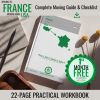 MOVING TO FRANCE FROM USA COMPLETE WORKBOOK COVER 22p