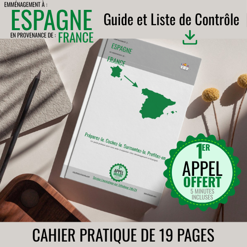 MOVING TO SPAIN FROM FRANCE WORKBOOK COVER 19P