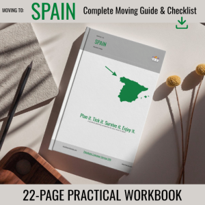 MOVING TO SPAIN WORKBOOK ONLY COVER 22P GEN